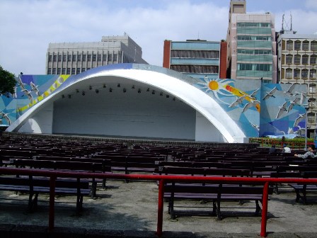 Open Air Theatre in Taipei's Peace Park