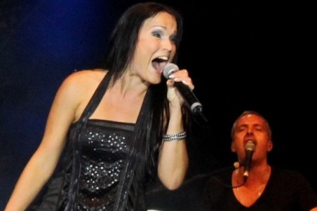 Crowdsurfing during Tarja at the Sonisphere Festival France