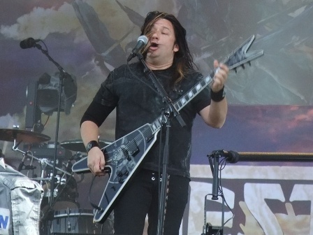 Eric Peterson from Testament in Wacken - August 1 2009