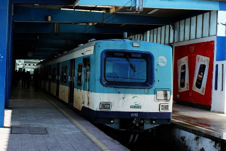 The blue train from Tunis to Sidi Bou Said