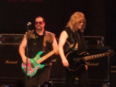 Mark Mendoza and Jay Jay French from Twisted Sister live in Milano, September 2008