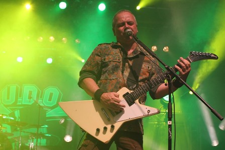 Stefan Kaufmann live with U.D.O. at the Alcatraz Metal Festival Belgium