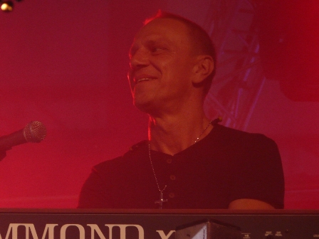 Günter Werno with Vanden Plas on stage