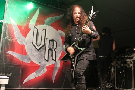 Geoff Thorpe at the Alcatraz Metal Festival, live with Vicious Rumors