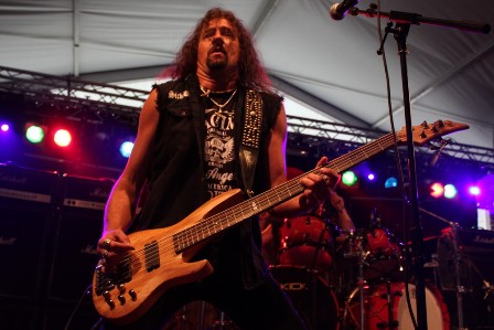 Steve Unger on bass - Where Angels Suffer at Alcatraz Metal Fest