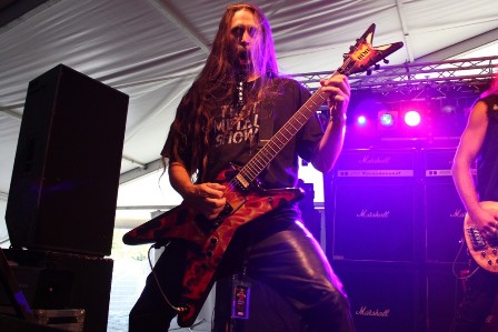 Ira Black at the Alcatraz Metal Festival, live with W.A.S.