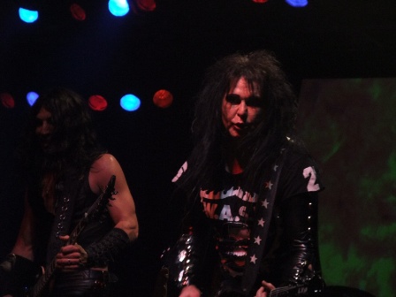 Doug Blair and Blackie Lawless with W.A.S.P. in Paris