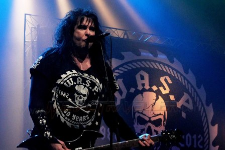 Blackie Lawless on stage with WASP in Paris