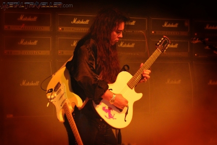 Yngwie Malmsteen playing his Ovation acoustic guitar