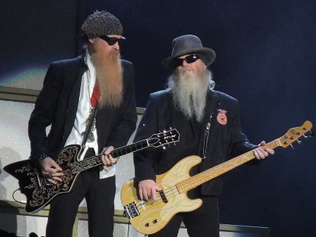 Billy Gibbons and Dusty Hill in Paris - ZZ Top live